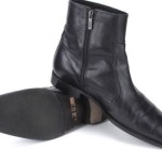 Boss Hugo Boss Black leather Zip Ankle Boot Men’s Eur 9.5 US 10.5