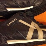 Diesel New Remy Leather Fashion Sneakers Sz 10.5 New without Box.