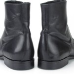 Boss Hugo Boss Black leather Zip Ankle Boot Men’s Eur 9.5 US 10.5