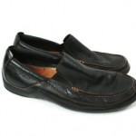 Cole Haan Mens Black Leather Driving Loafers Shoes Sz 9M