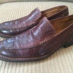 Mens Cole Haan Casual Loafer Brown Distressed Leather 11 M