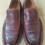 Mens Cole Haan Casual Loafer Brown Distressed Leather 11 M