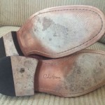 Mens Cole Haan Casual Loafer Brown Distressed Leather 11 M