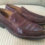 Mens Cole Haan Casual Loafer Brown Distressed Leather 11 M