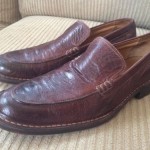 Mens Cole Haan Casual Loafer Brown Distressed Leather 11 M