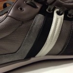Brand New Hugo Boss Men’s Akeen 50247604 Sneakers Grey Black Leather Sz 11