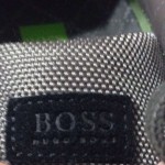 Brand New Hugo Boss Men’s Akeen 50247604 Sneakers Grey Black Leather Sz 11