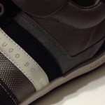 Brand New Hugo Boss Men’s Akeen 50247604 Sneakers Grey Black Leather Sz 11