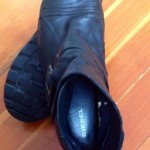 Black Leather Diesel Mardlabor Buckle Biker Boots Size 10 US/43 EU Retail $220