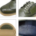 NEW Cole Haan Nike Lunargrand Long Wing Tip Oxford – Sz 8.5 Green Fatigue/Taupe