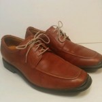FREE SHIPPING Mens Cole Haan Nike Air sz 10 Brown Leather Casual Oxford GUC