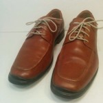 FREE SHIPPING Mens Cole Haan Nike Air sz 10 Brown Leather Casual Oxford GUC