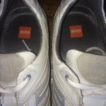 Mens Hugo Boss Fashion Sneakers White Size EU 42 US 8.5, 9