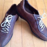 Men’s Brown Leather Cole Haan Nike Air Soles Driving Lace-up Sneakers Size 12M