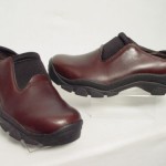 COLE HAAN Men 11-D Brown Leather Slipon Sport Moc Mule Clog Shoes