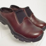 COLE HAAN Men 11-D Brown Leather Slipon Sport Moc Mule Clog Shoes