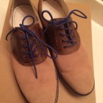 Cole Haan Air Franklins 10.5 Saddle Sand Brown Baby Blue MSRP $198 70% Off