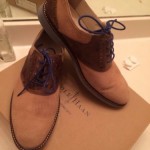 Cole Haan Air Franklins 10.5 Saddle Sand Brown Baby Blue MSRP $198 70% Off