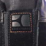 NIB Hugo Boss Orange Men’s Kempton Black/Silver Leather/Canvas Sneak