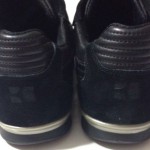 NIB Hugo Boss Orange Men’s Kempton Black/Silver Leather/Canvas Sneak