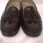 Mens Cole Haan 11 D Medium Burgundy Tassel Vintage Italian Loafers
