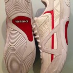 White Leather Sneakers Diesel – Size 10.5 – NWOT