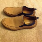 Used Men’s Sz 10.5 Cole Haan Nike Air Suede And Leather Slip On Casual Shoes