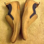Used Men’s Sz 10.5 Cole Haan Nike Air Suede And Leather Slip On Casual Shoes