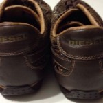 Diesel Men’s Ganoe Brown/Tan Snakeskin Print Leather Casual Shoe/Sneaker Size 13