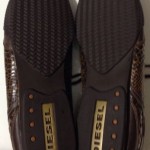 Diesel Men’s Ganoe Brown/Tan Snakeskin Print Leather Casual Shoe/Sneaker Size 13