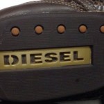 Diesel Men’s Ganoe Brown/Tan Snakeskin Print Leather Casual Shoe/Sneaker Size 13