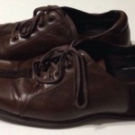 DIESEL Men’s PILSNER Brown All Leather Sneakers Size 10