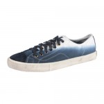 Hugo Boss Men’s Canvas Medium Blue Lace Up Sneakers US 10 EU 43