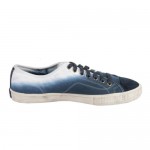 Hugo Boss Men’s Canvas Medium Blue Lace Up Sneakers US 10 EU 43