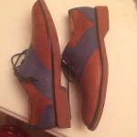 Cole Haan Franklin Saddle Bourbon Ocean Suede Size 11 M MSRP $198 80% Off