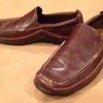 Mens 8 M COLE HAAN Brown Leather DRIVING MOCCASIN Shoe
