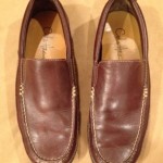 Mens 8 M COLE HAAN Brown Leather DRIVING MOCCASIN Shoe