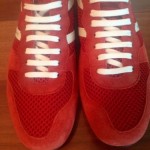 Hugo Boss Orange Mens Fashion Sneakers Bright Red Size 43 ( 9 )