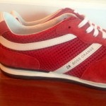 Hugo Boss Orange Mens Fashion Sneakers Bright Red Size 43 ( 9 )