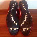 Hugo Boss Orange Mens Fashion Sneakers Bright Red Size 43 ( 9 )