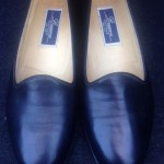 Men’s Bragano By Cole Haan Black Nappa Leather Slip-ons/Loafers Size 9 M