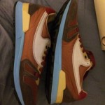 Diesel Men Absolute Ginger Bread Coffee Color Sneaker Size 13 New With Box Blue