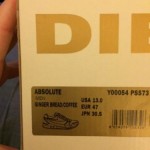 Diesel Men Absolute Ginger Bread Coffee Color Sneaker Size 13 New With Box Blue