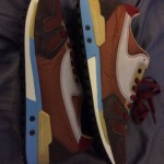 Diesel Men Absolute Ginger Bread Coffee Color Sneaker Size 13 New With Box Blue