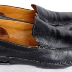 Men’s COLE HAAN Nike Air Grain Leather Loafers Shoes Size 10 M Black