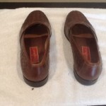mens Cole Haan leather Basket Weave Loafers