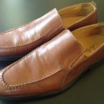 Men’s Cole Haan Slip-on Moc Stretch Loafer Leather Size 12 M Saddle Tan Brown