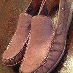 EUC Cole Haan Nike Air Brown Slip On Golf Loafer Shoes Venetian 10.5