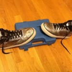 Diesel Invasion Top Mens Size 12 Silver Textile Sneakers Shoes EU 46