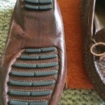 MEN’S COLE HAAN MOCASSIN BOAT WEAVED LEATHER SHOES  9 1/2 D